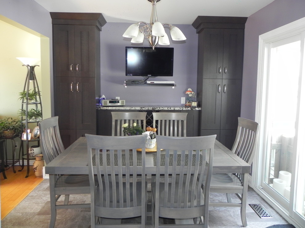 Woodcrest Rift Oak Thunder Modern Dining Room Toronto