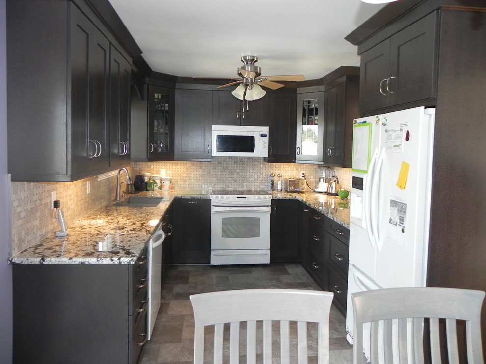 Woodcrest Rift Oak Thunder Modern Kitchen Toronto by