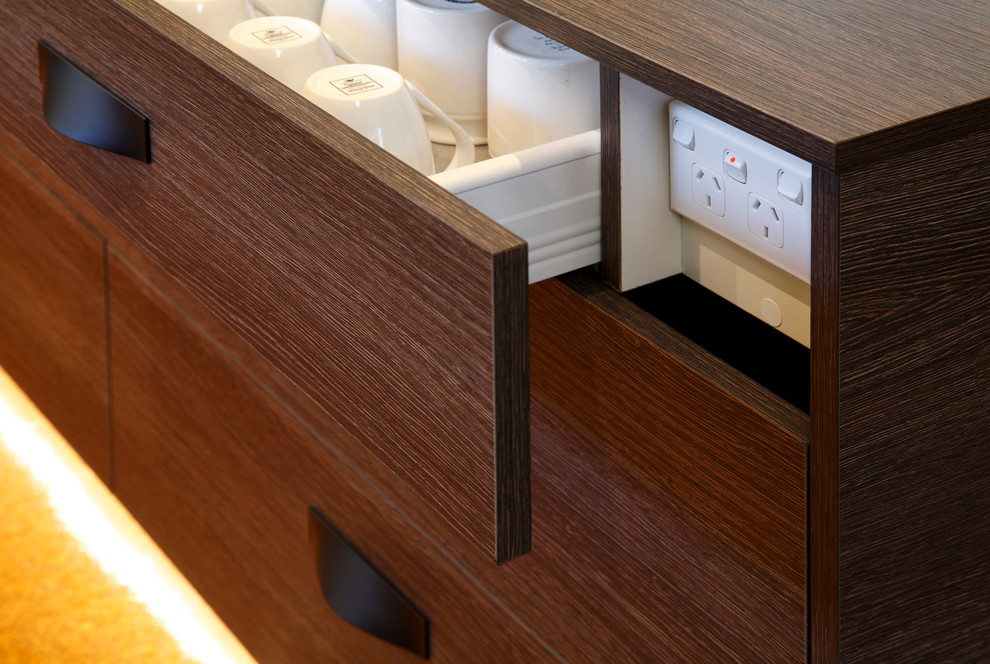 Woonona Kitchen Contemporain Cuisine Wollongong par Zeitgeist