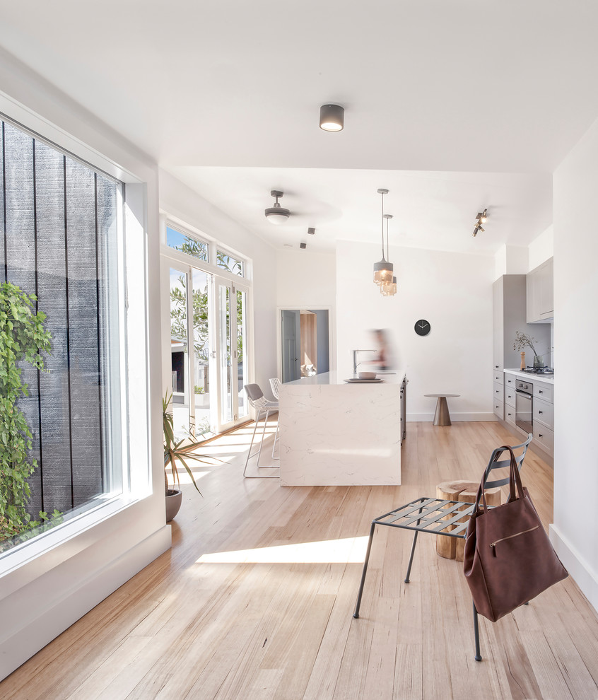 Yarraville Extension Beach Style Kitchen Melbourne by Garden