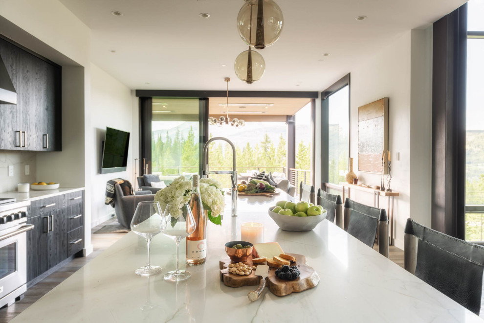 Yellowstone Club Retreat Big Sky Montana Rustic Kitchen Other