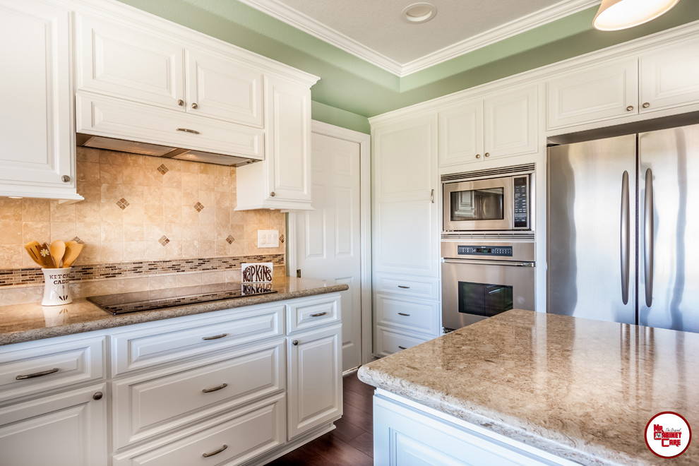 Yorba Linda - All White Kitchen Remodel - Traditional - Kitchen ...