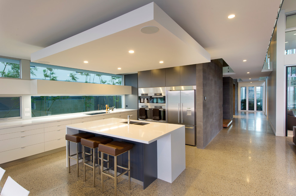 Zanzibar House Modern Kitchen Modern Kitchen Sunshine Coast by Brickworks Building