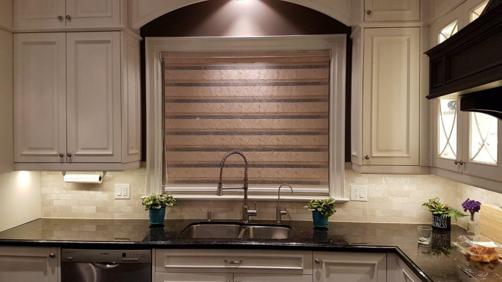 Zebra Blinds Traditional Kitchen Toronto by Open Blinds