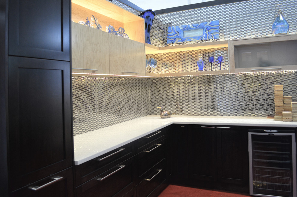 Zebra Metallic Mosaic Install by Alberta Manufacturers