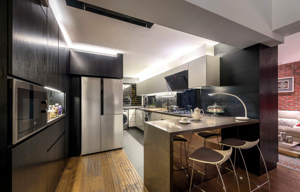 Design ideas for a modern kitchen in Singapore.