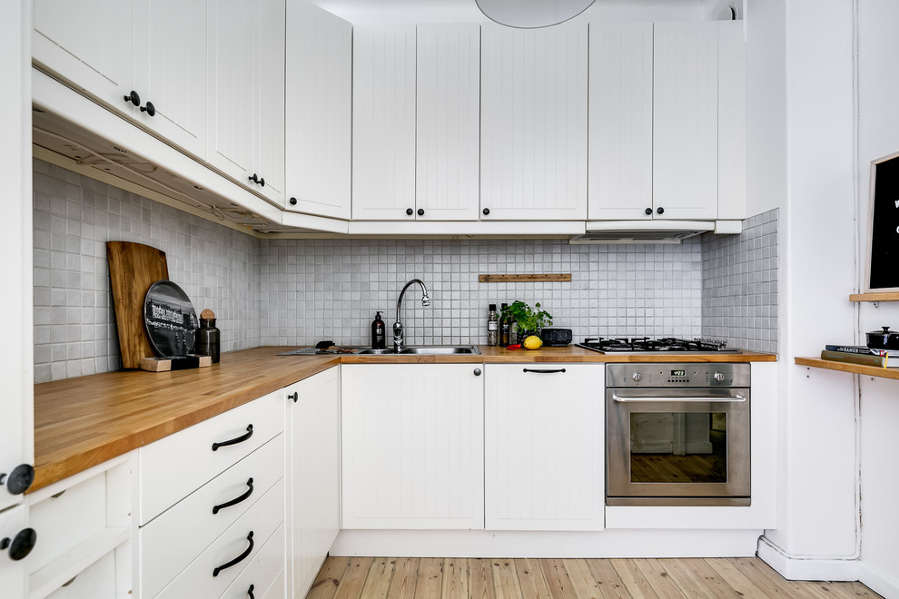 Bild på ett minimalistiskt kök