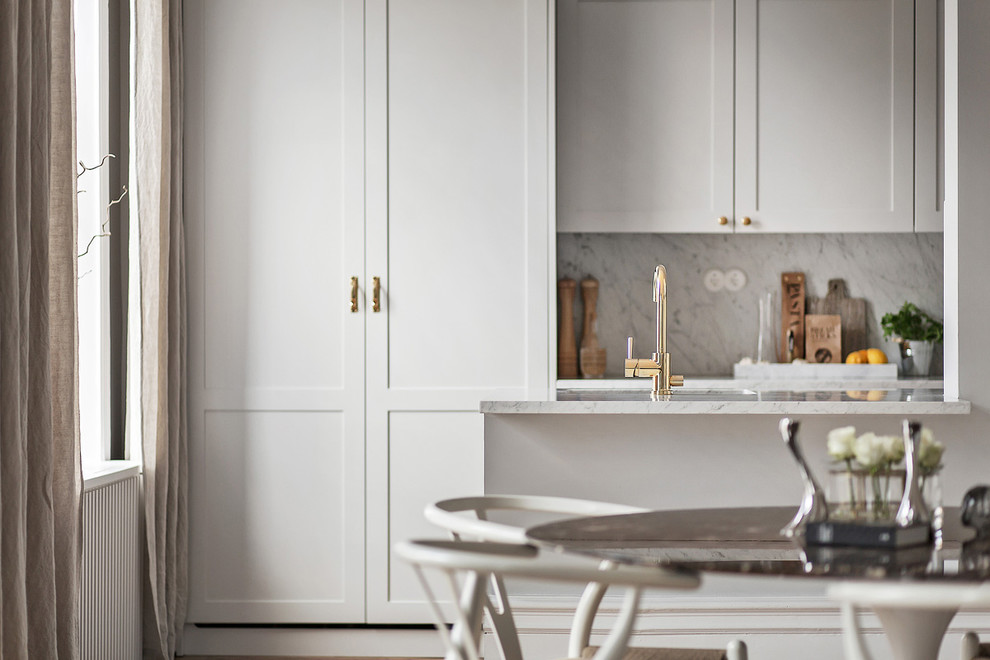 Example of a danish kitchen design in Stockholm