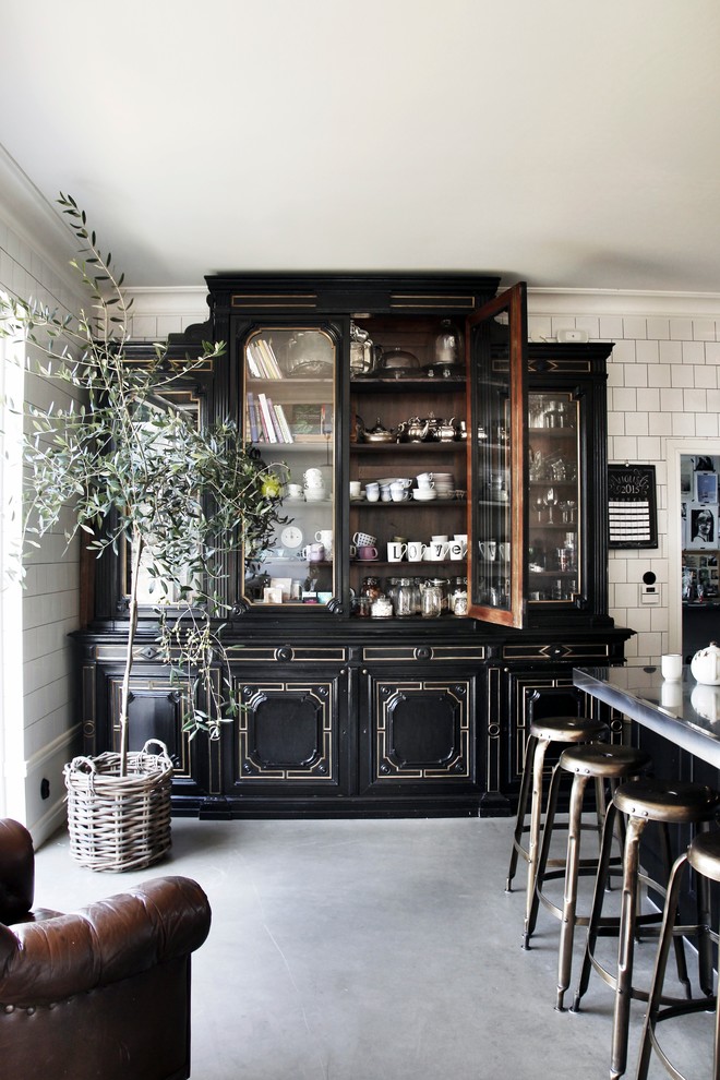 This is an example of a bohemian kitchen in Malmo.