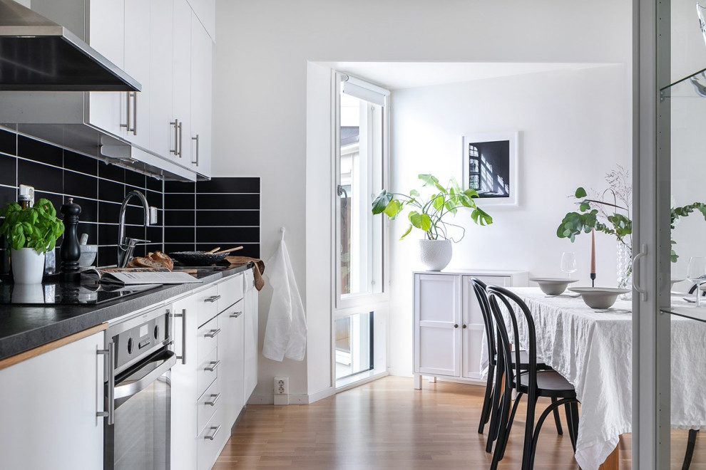 Photo of a scandinavian kitchen in Malmo.