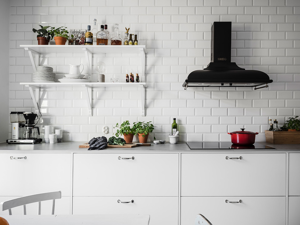 Danish kitchen photo in Gothenburg