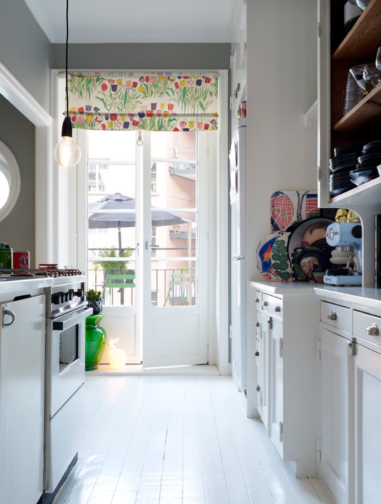 Inspiration for an eclectic kitchen in Stockholm.