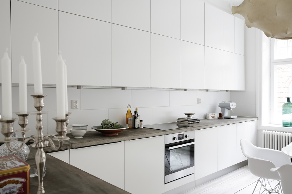 Photo of a contemporary kitchen in Malmo.