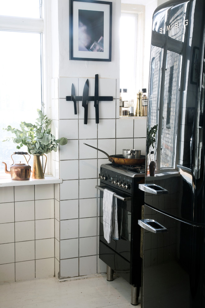 Eclectic kitchen in Copenhagen.