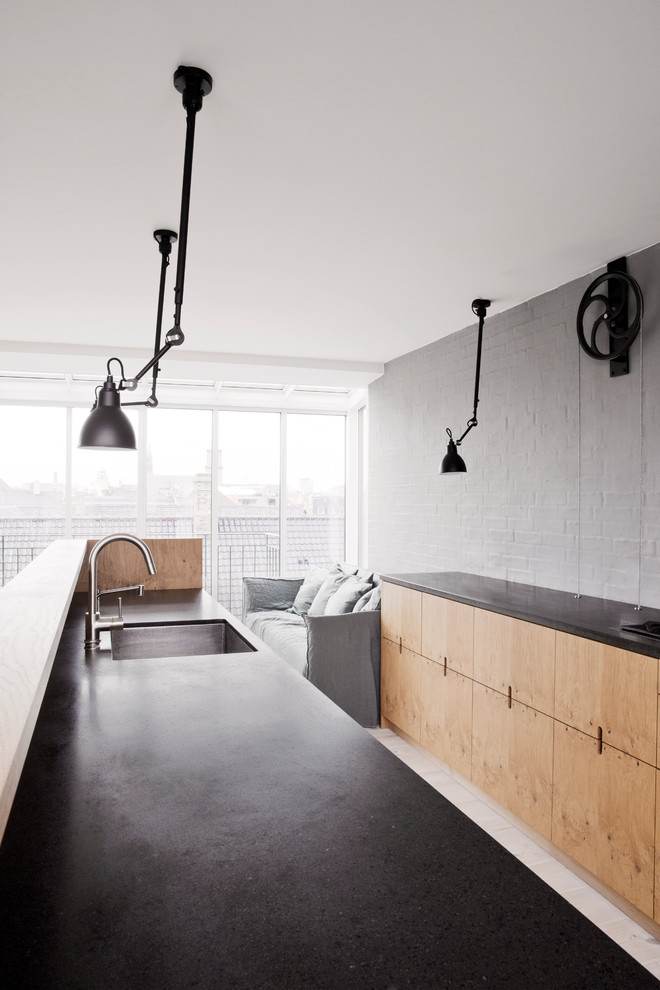 Rustic kitchen in Copenhagen.