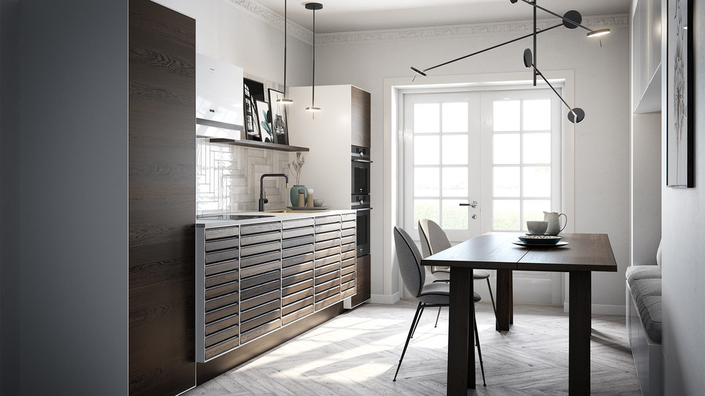 This is an example of a scandi kitchen in Other.