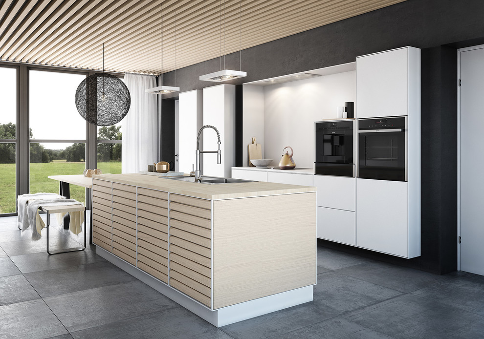 Modern kitchen in Esbjerg.