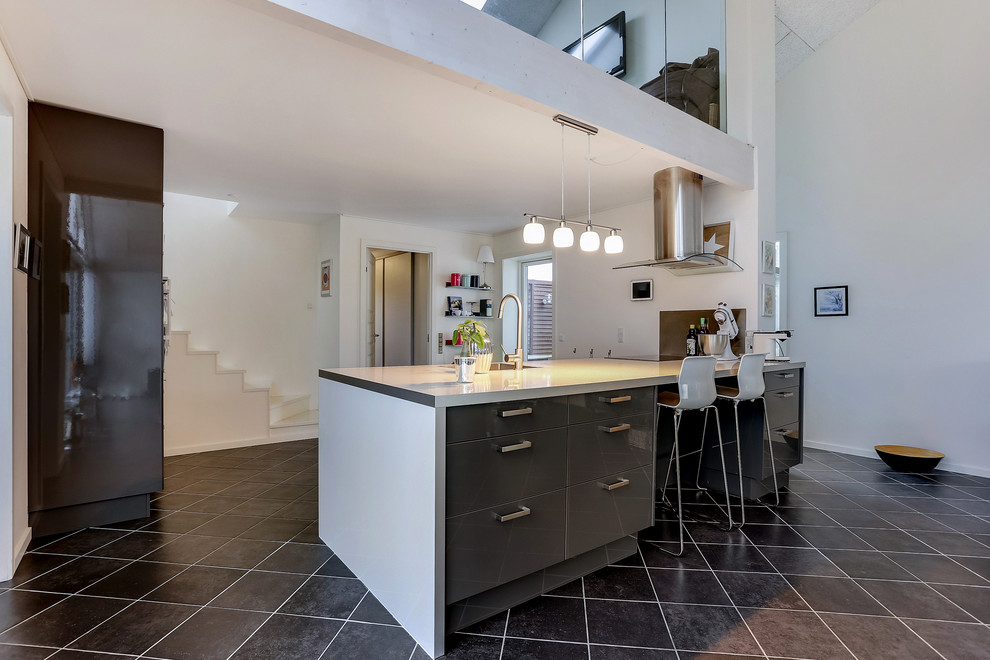 Photo of a modern kitchen in Odense.