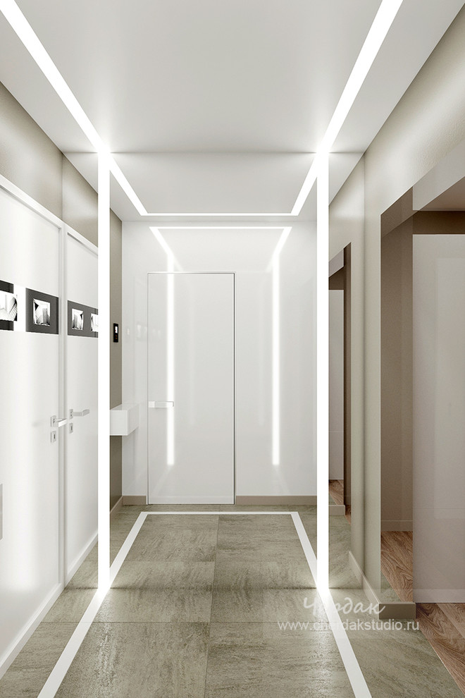 Идея дизайна: коридор в современном стиле