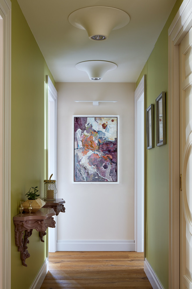 Example of a tuscan hallway design in Other