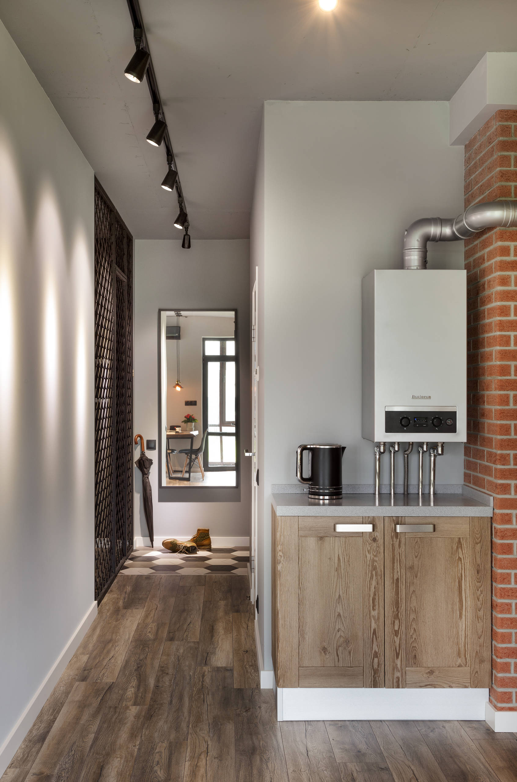 Маленькая кухня с газовой колонкой – варианты дизайна интерьера