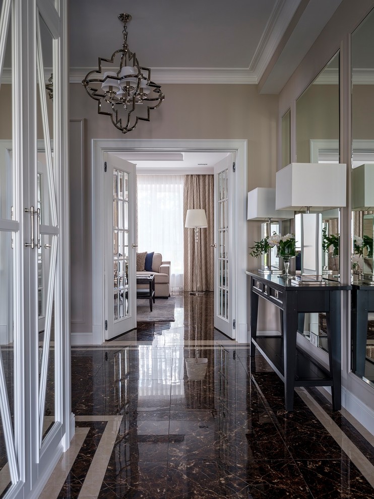 Inspiration for a timeless hallway remodel in Moscow