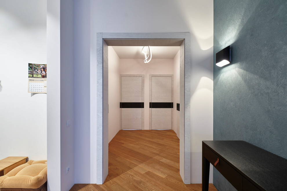 Идея дизайна: коридор среднего размера