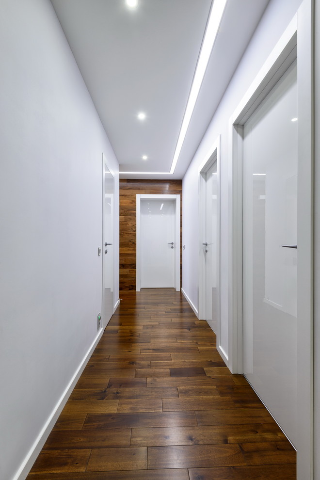 Example of a trendy hallway design in Moscow