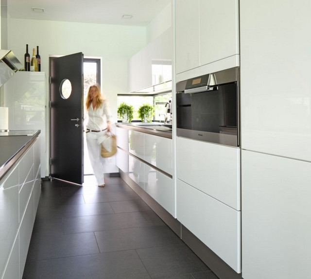 Küche mit Eckfenster - Modern - Küche - Nürnberg - von Rossdeutsch + Schmidt  Architekten GbR | Houzz