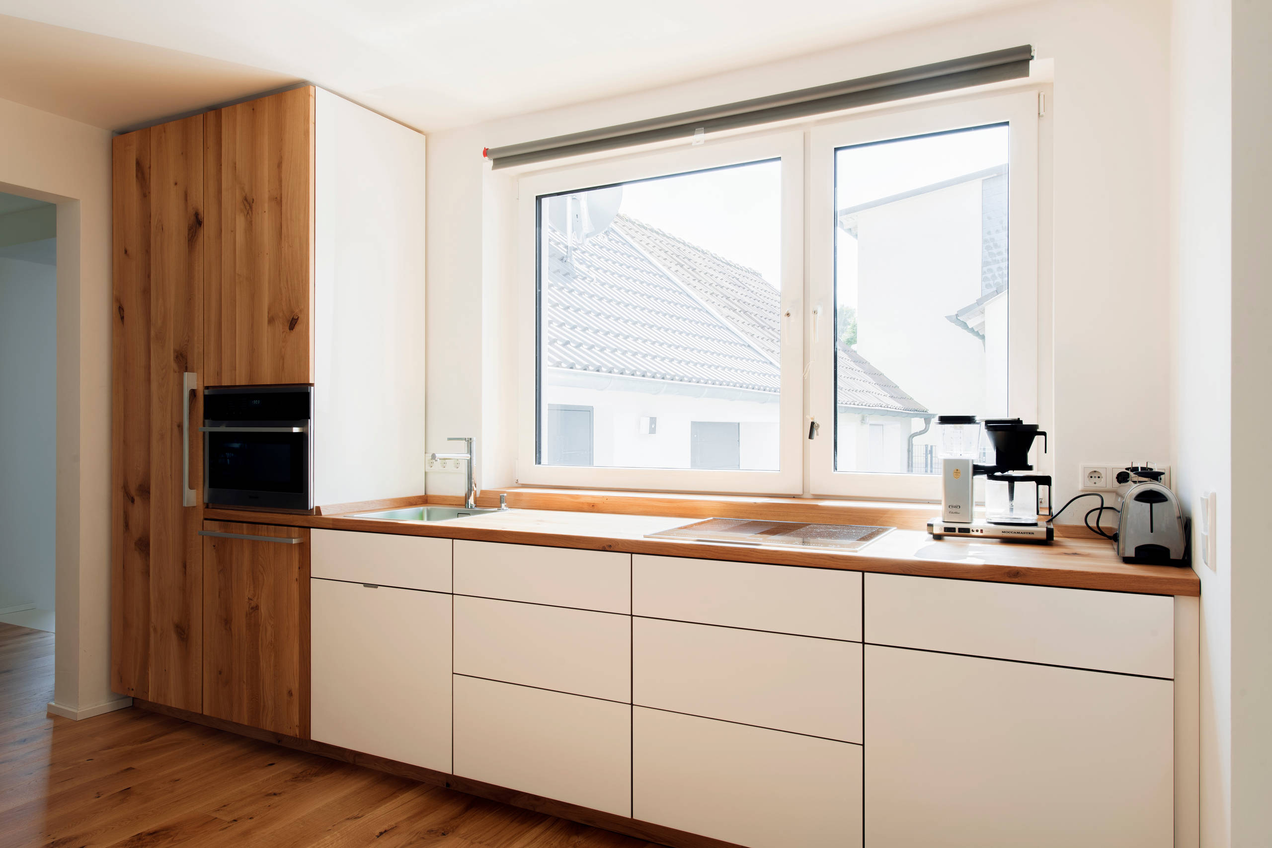 Komplett von uns : Treppe, Küche, Parkett und Türen. - Modern - Kitchen -  Frankfurt - by hokon | Houzz