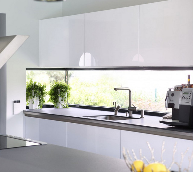 Küche mit Eckfenster - Modern - Küche - Nürnberg - von Rossdeutsch + Schmidt  Architekten GbR | Houzz