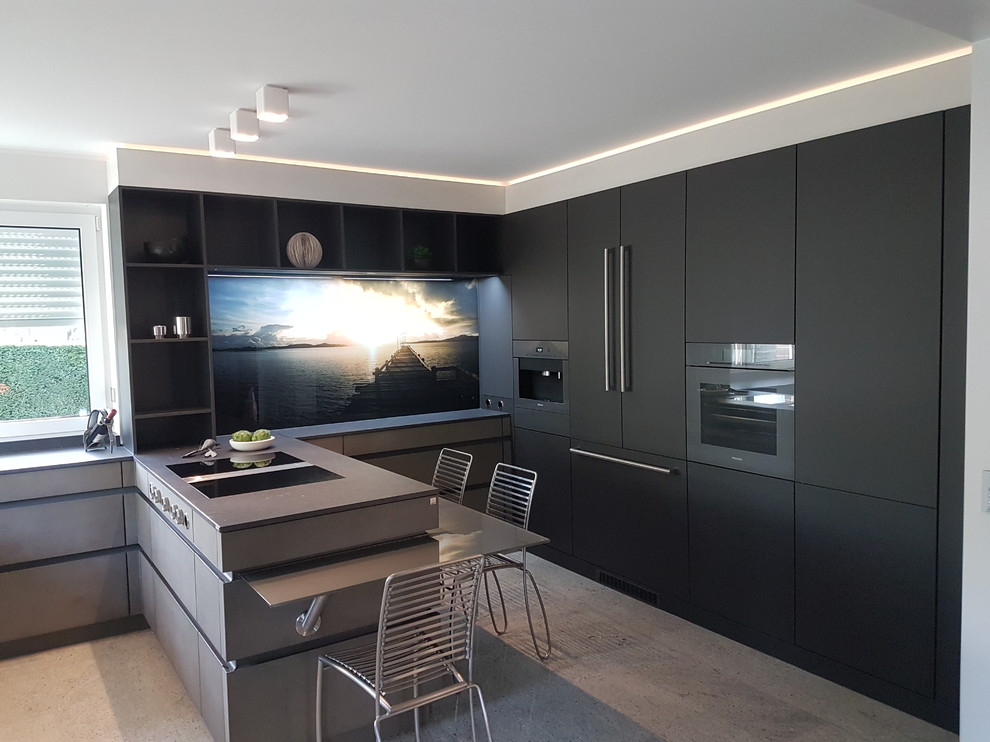Moderne dunkle Küche - Contemporary - Kitchen - Cologne - by Rochtus ...