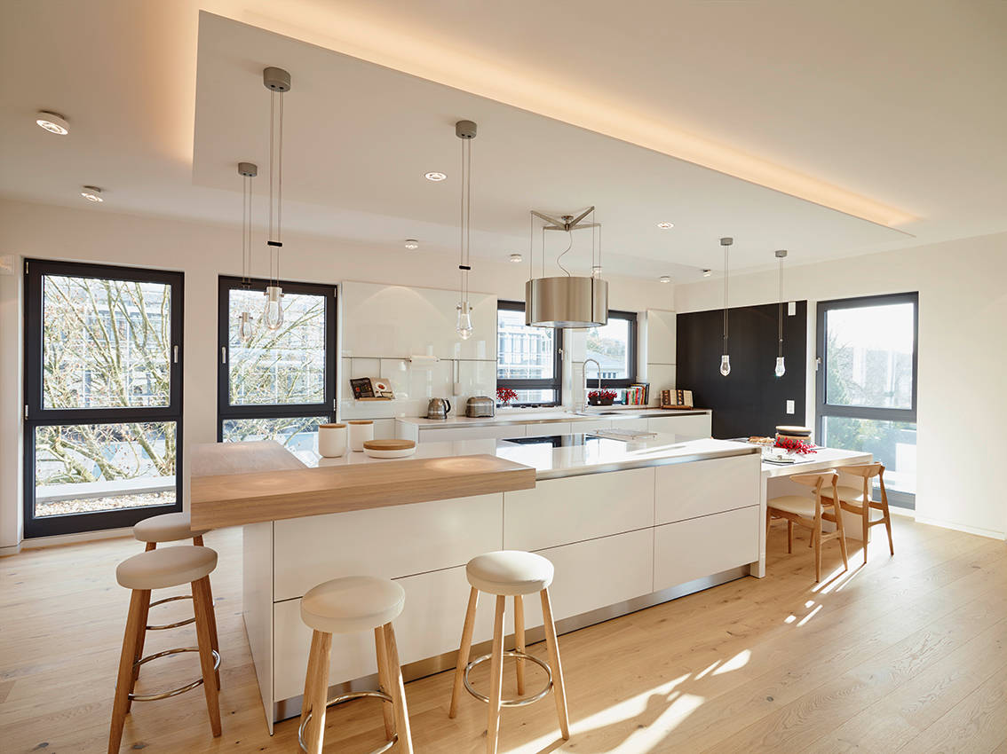 Penthouse Kücheninsel - Modern - Küche - Frankfurt am Main - von  HONEYandSPICE innenarchitektur + design | Houzz