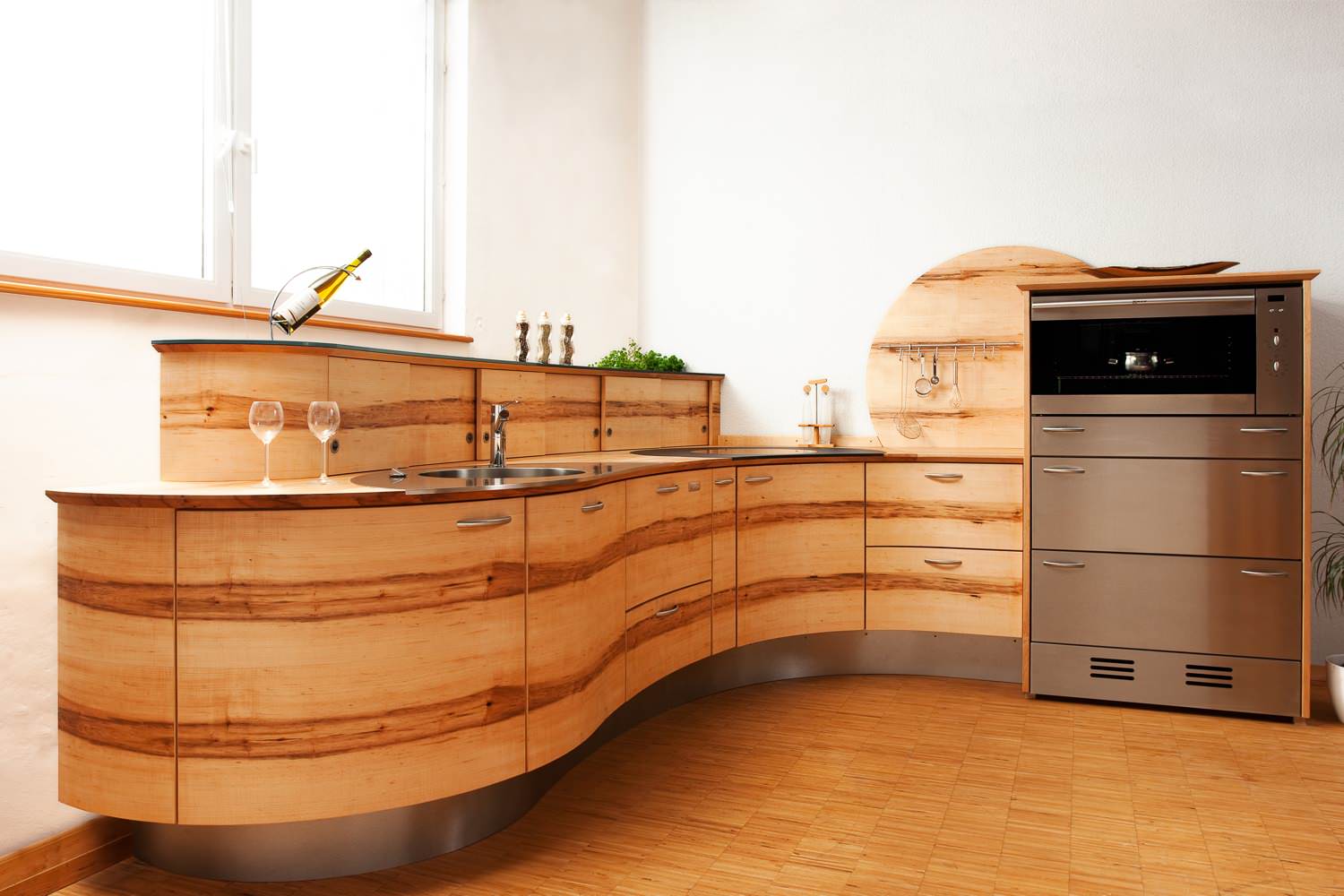 Runde Küche Modell Welle: Designküche - Pfister Möbelwerkstatt - Farmhouse  - Kitchen - Other | Houzz