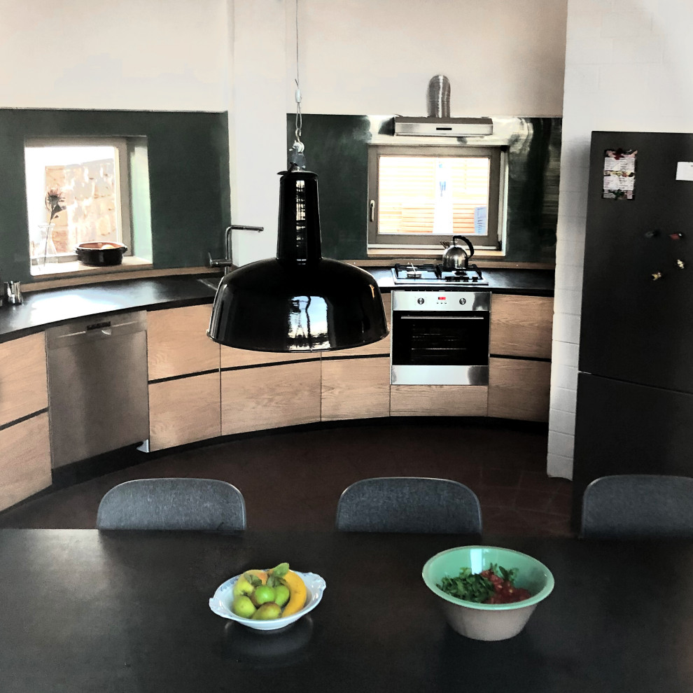 Turmkuche Modern Kitchen Berlin By Mobelwerk Schilling