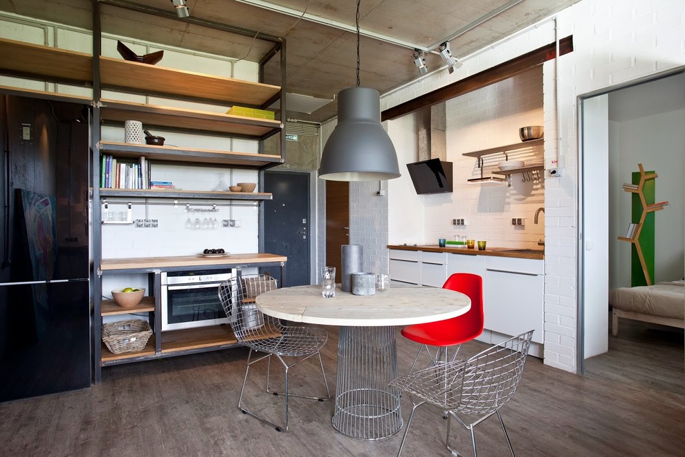 Design ideas for an urban kitchen in Moscow.
