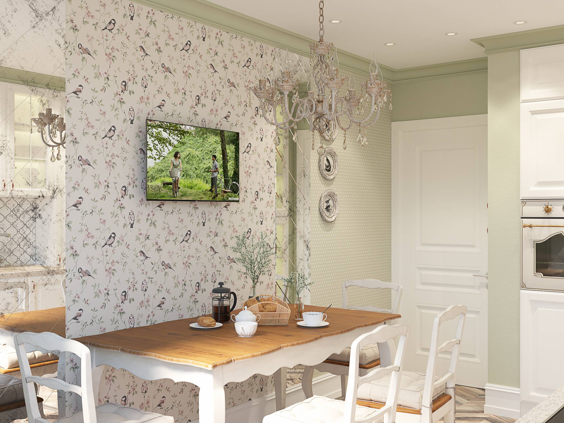 シャビーシック調のおしゃれなキッチン 人工大理石カウンター の画像 75選 22年11月 Houzz ハウズ