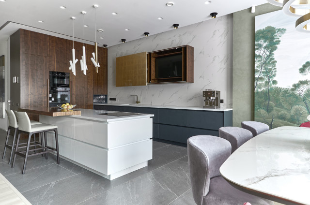 Дизайн проект кухни: 30 фото визуализаций комнат в разных стилях