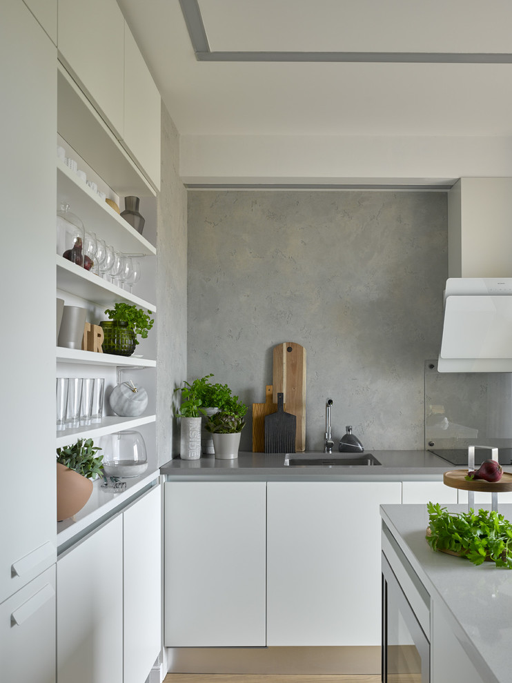 Стильный дизайн: кухня в стиле лофт с акцентной стеной - последний тренд