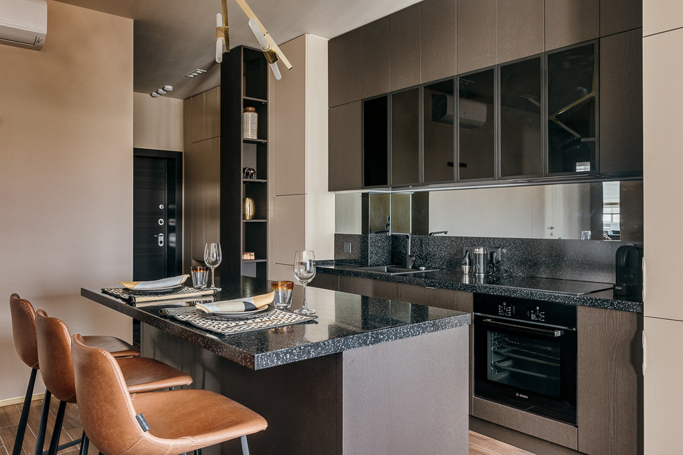 Дизайн кухни в стиле хай-тек: 35 необычных квартир с фото