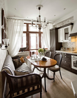 Кухня с диваном: 150 фото в интерьере, дизайн, угловые и прямые варианты