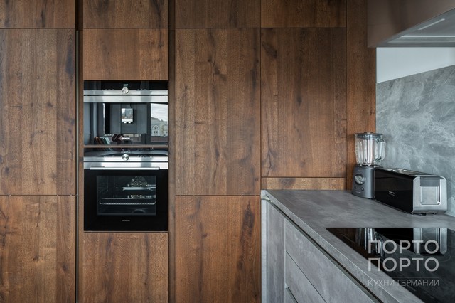 Кухня орех (89 фото)