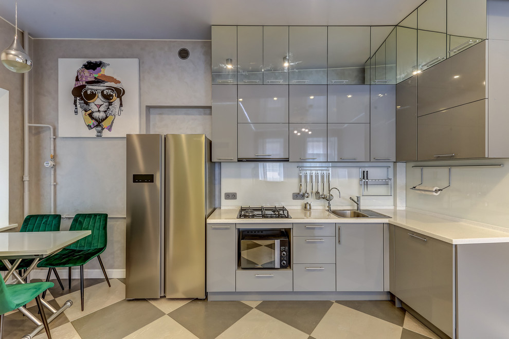Квартира на Малой Посадской Contemporary Kitchen Saint Petersburg