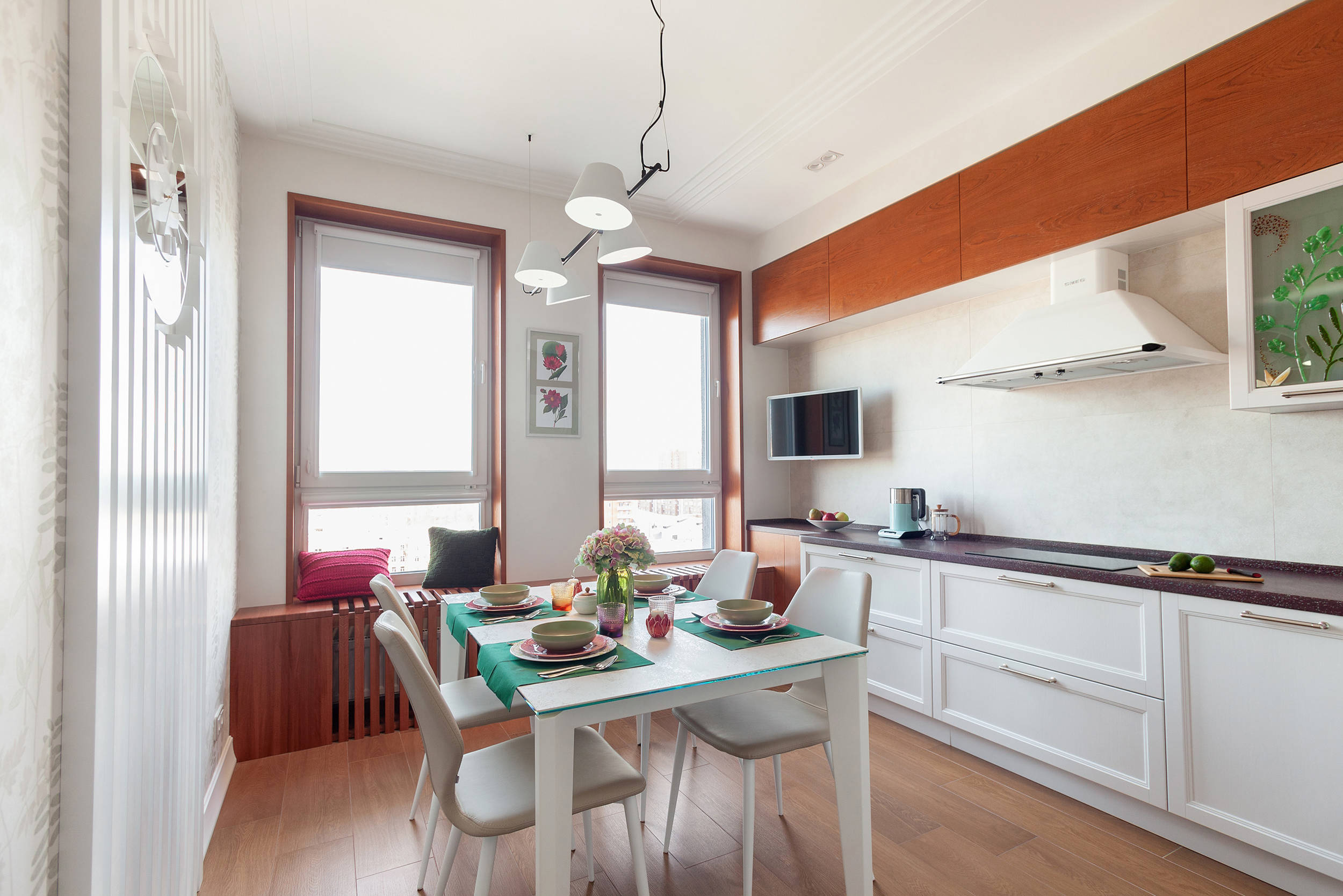 Планировка кухни 15 кв. м — варианты дизайна и правила расстановки мебели