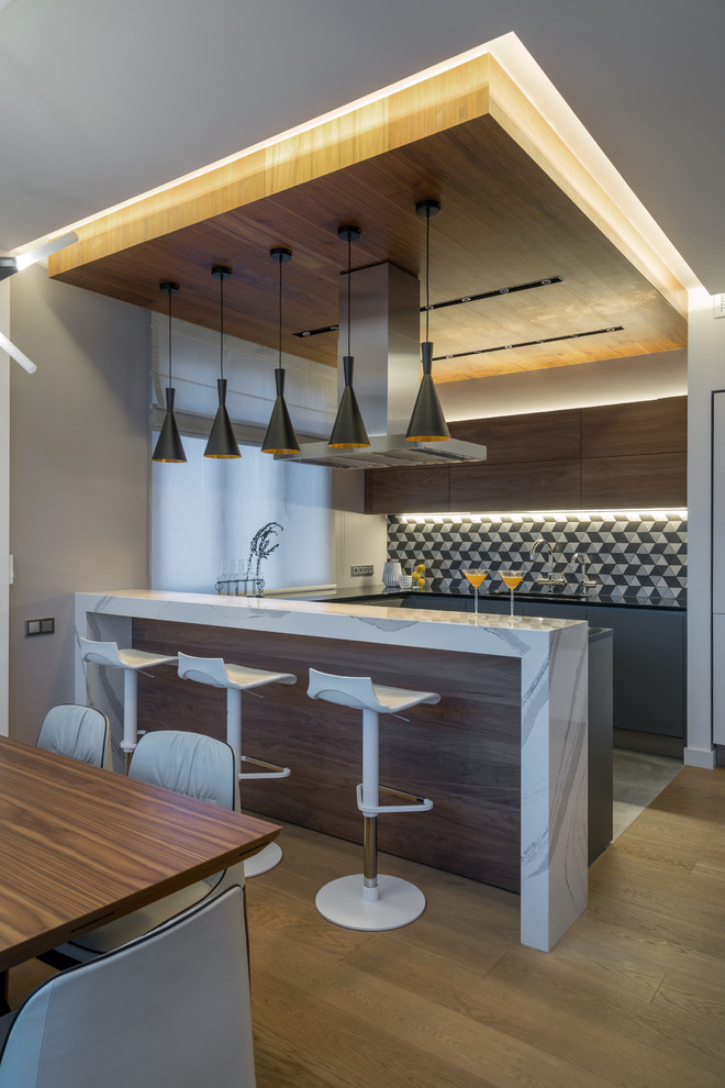 Esempio di una cucina contemporanea