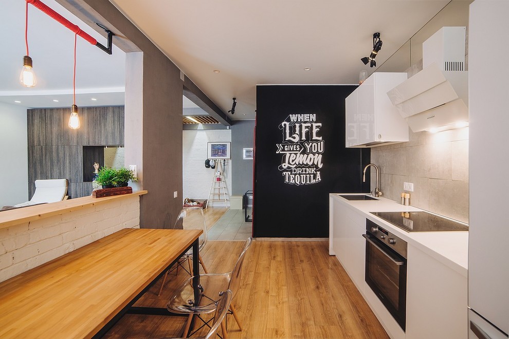Design ideas for an urban kitchen in Other.