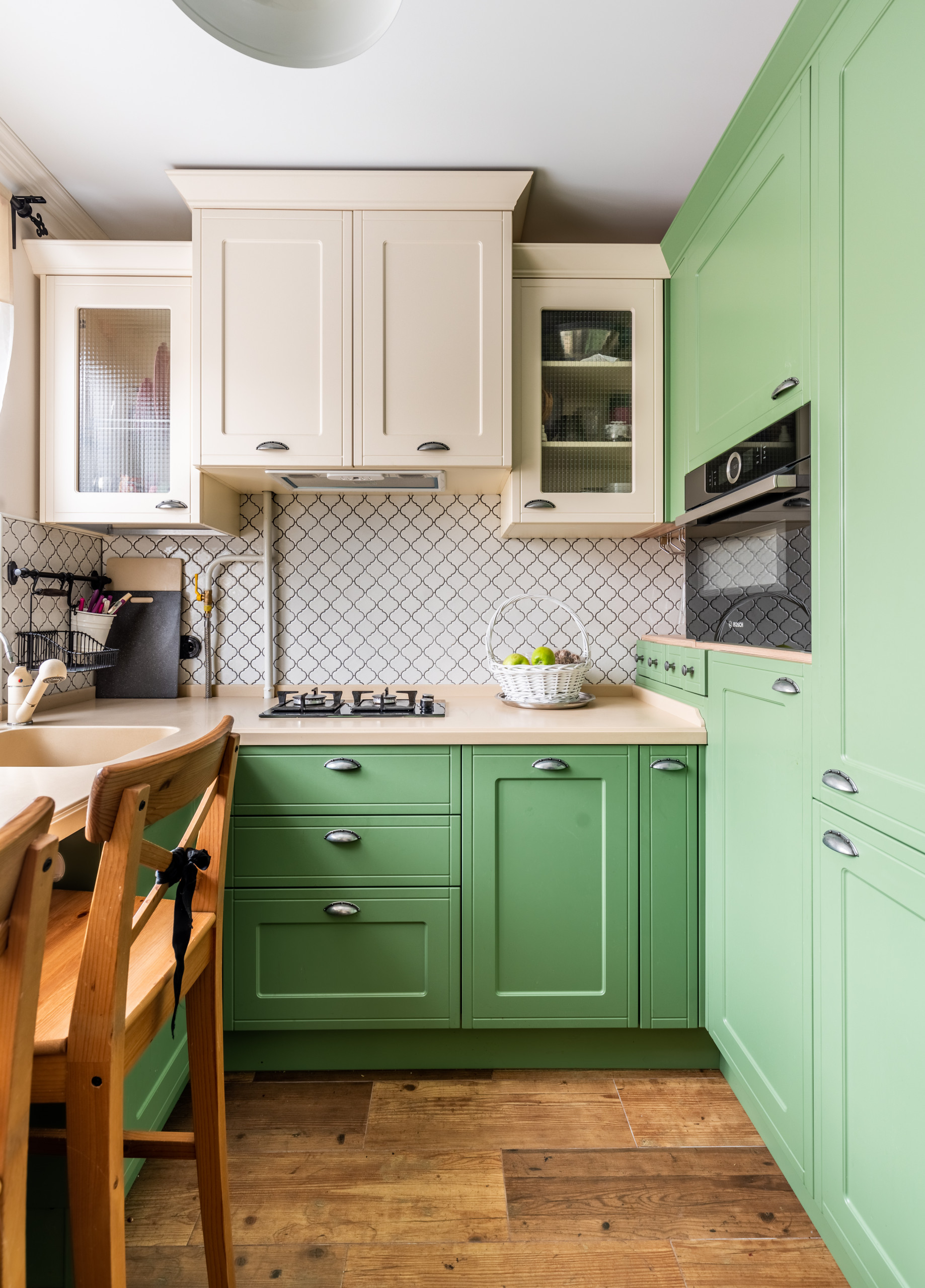 75 Kitchen With Green Cabinets Ideas You'Ll Love - May, 2023 | Houzz