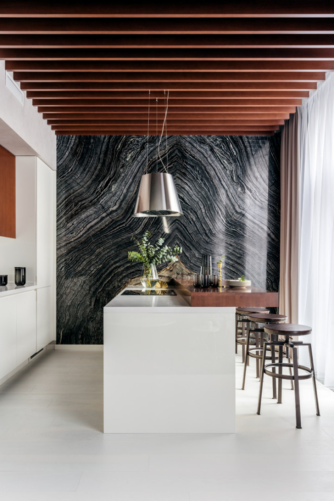 Ispirazione per una cucina design