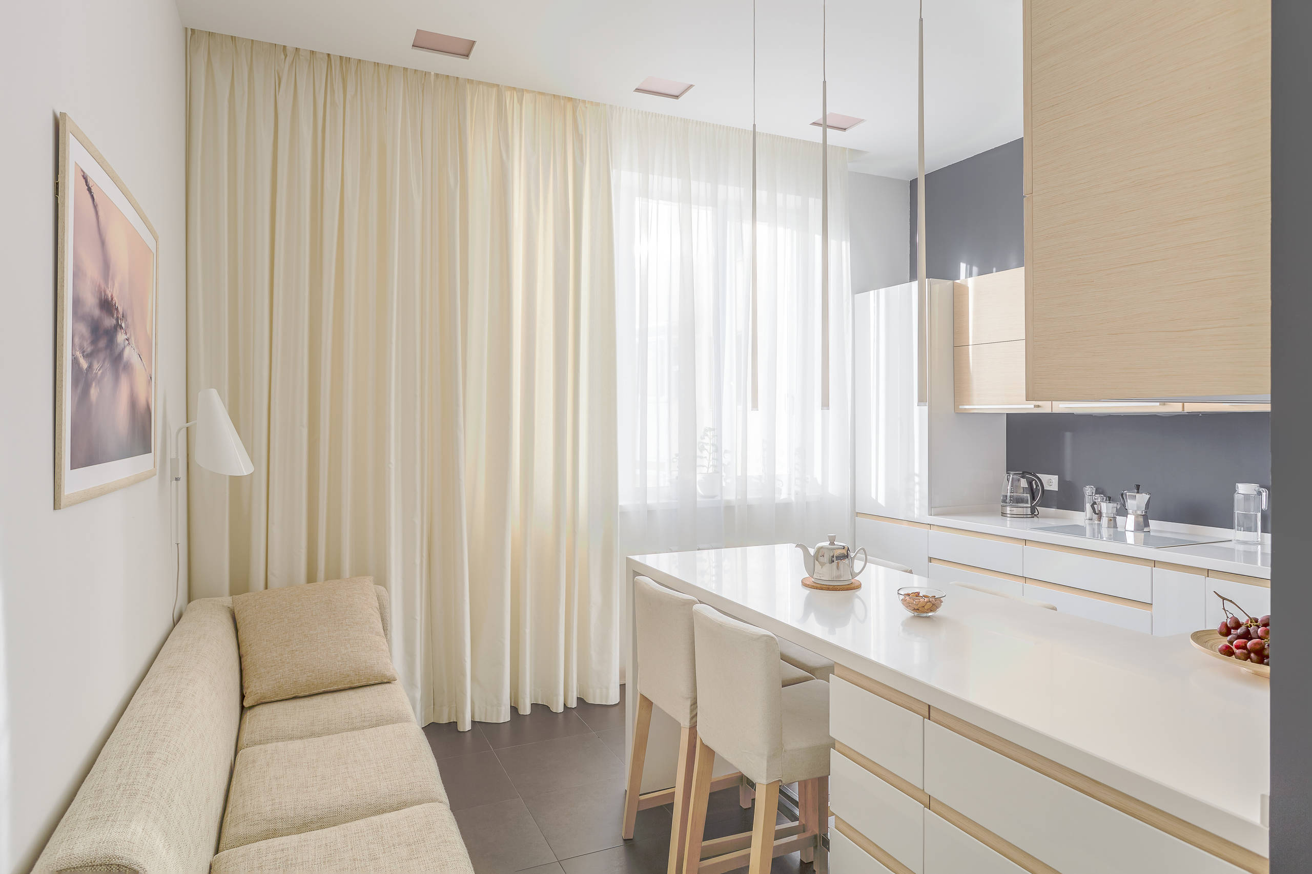 Дизайн-проект интерьера кухни 21 кв.м. в Москве