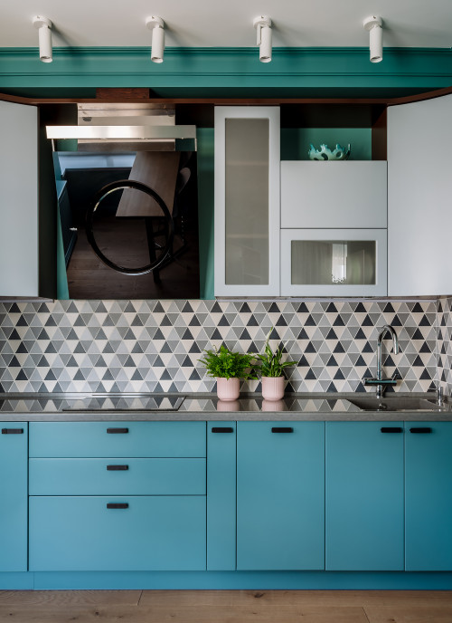 Black and Gray Kitchen Backsplash Sophisticated Color Combination ...